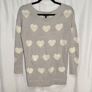 Express Heart Sweater